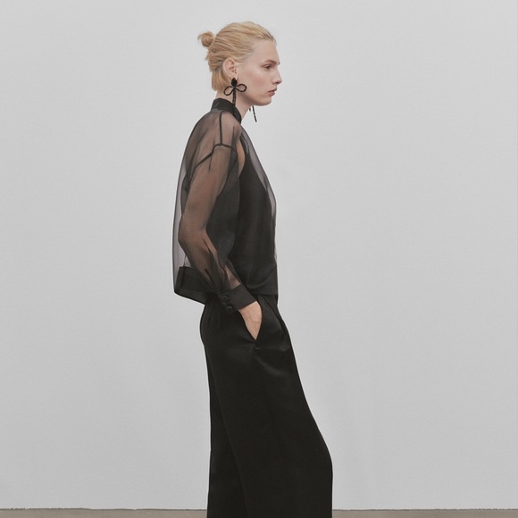 Massimo Dutti Organza Bomber Jacket S - STUDIO - Picture 3 of 16